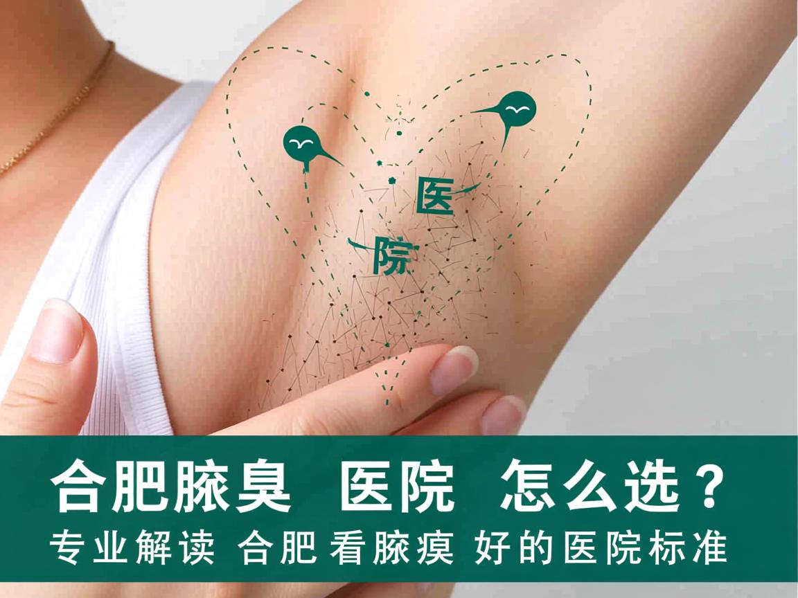 合肥腋臭医院怎么选？专业解读合肥看腋臭好的医院标准