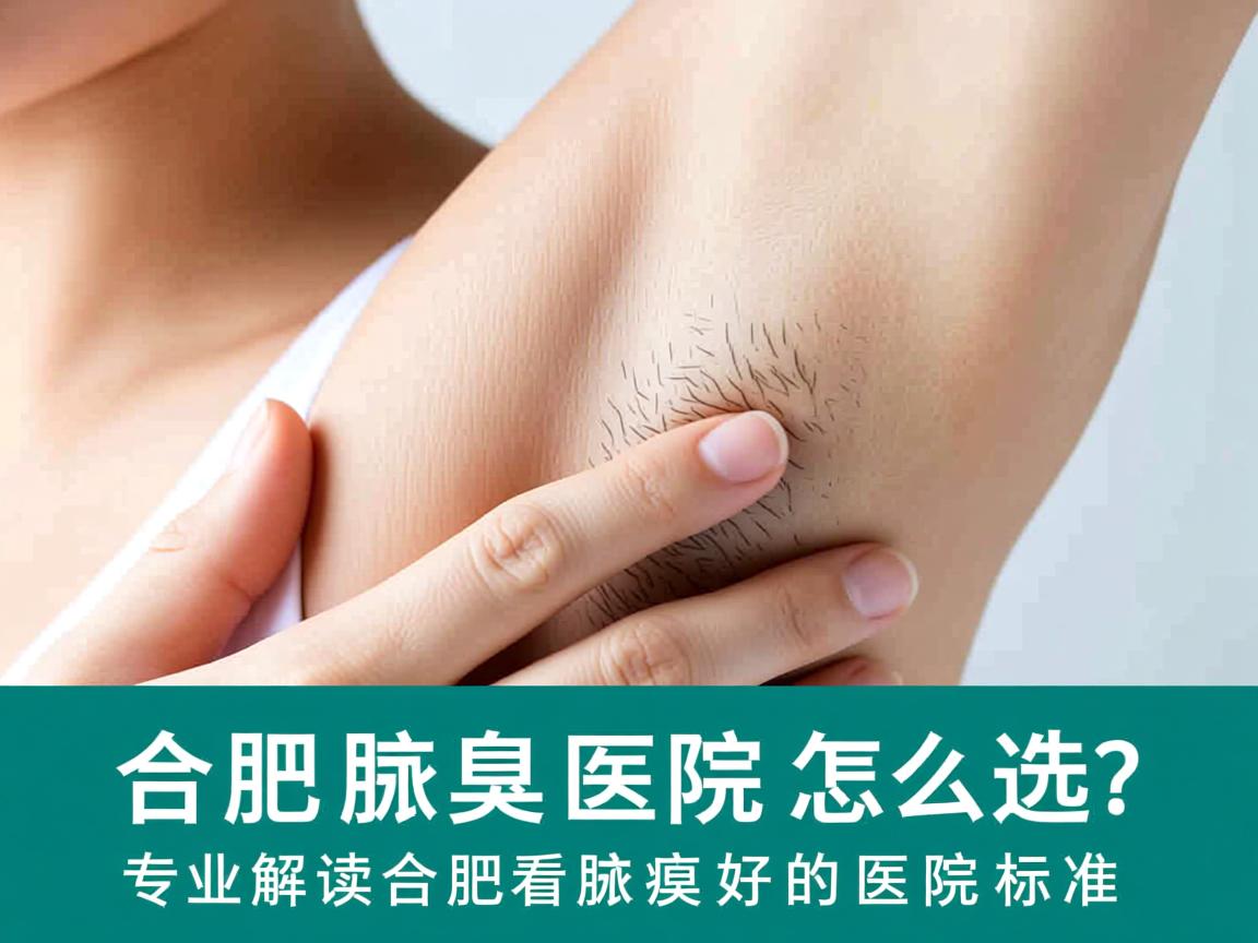 合肥腋臭医院怎么选？专业解读合肥看腋臭好的医院标准