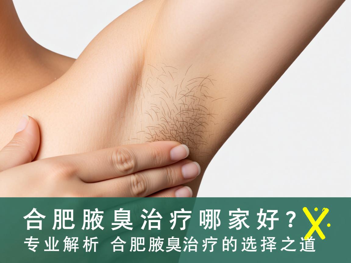 合肥腋臭治疗哪家好？专业解析合肥腋臭治疗的选择之道