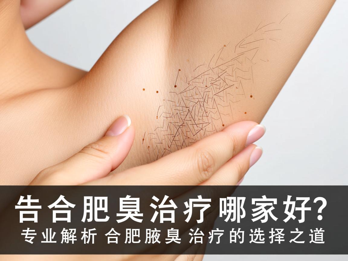 合肥腋臭治疗哪家好？专业解析合肥腋臭治疗的选择之道