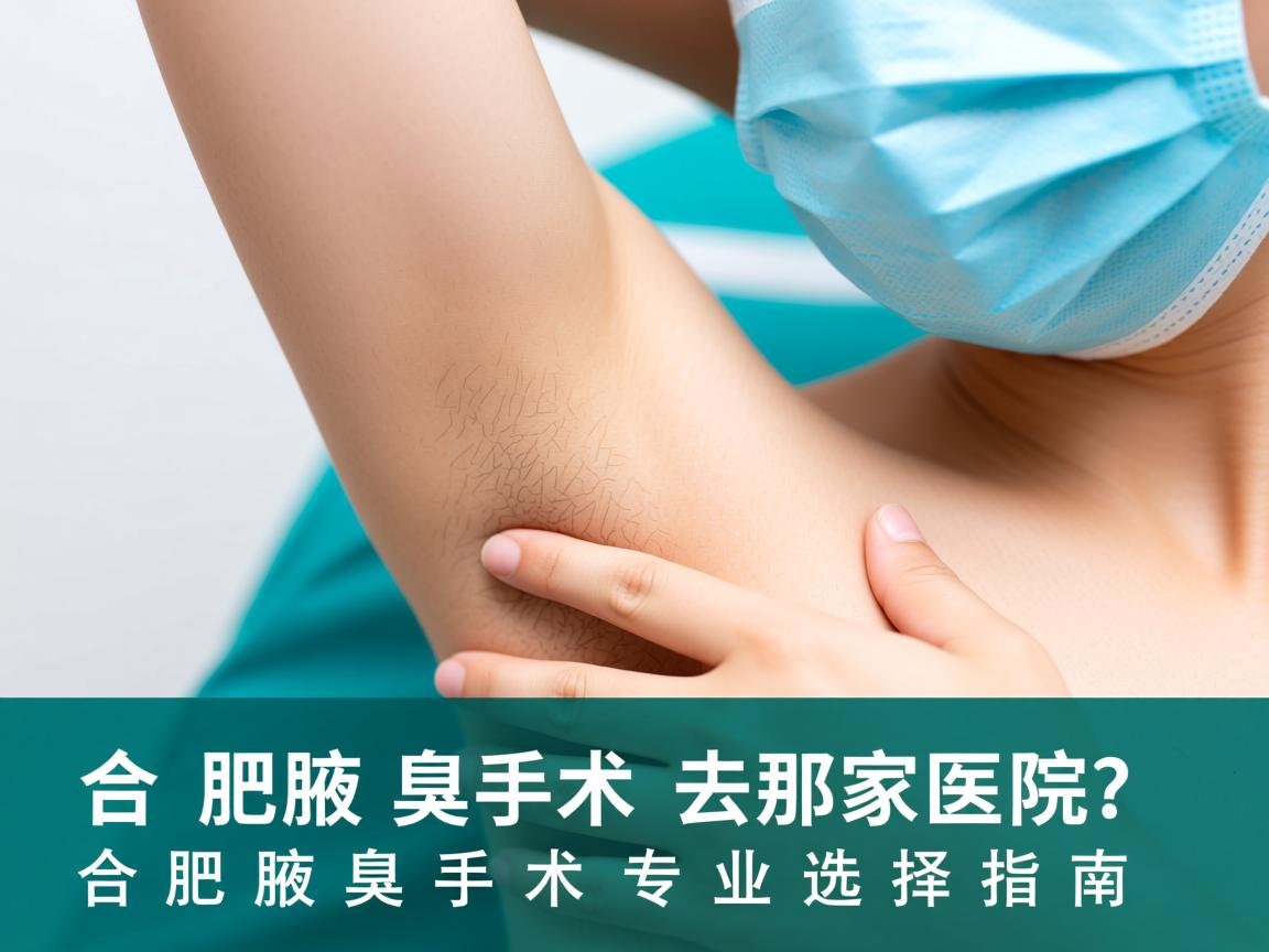合肥腋臭手术去那家医院？合肥腋臭手术专业选择指南