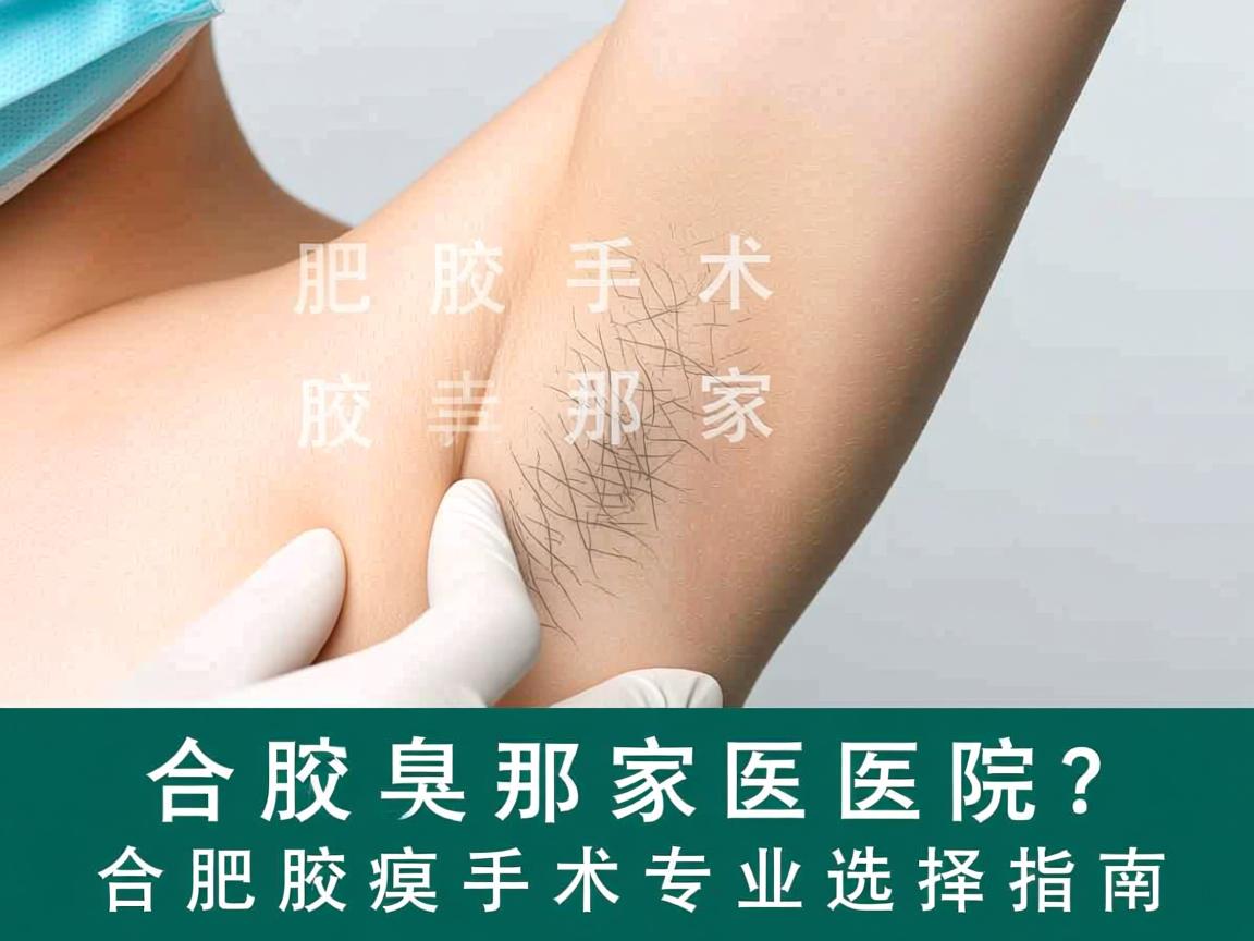 合肥腋臭手术去那家医院？合肥腋臭手术专业选择指南