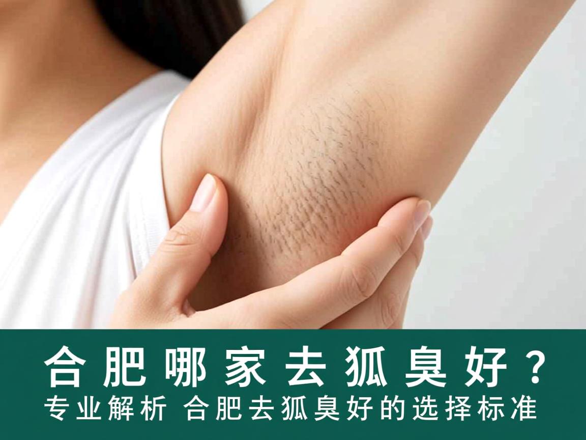 合肥哪家去狐臭好？专业解析合肥去狐臭好的选择标准