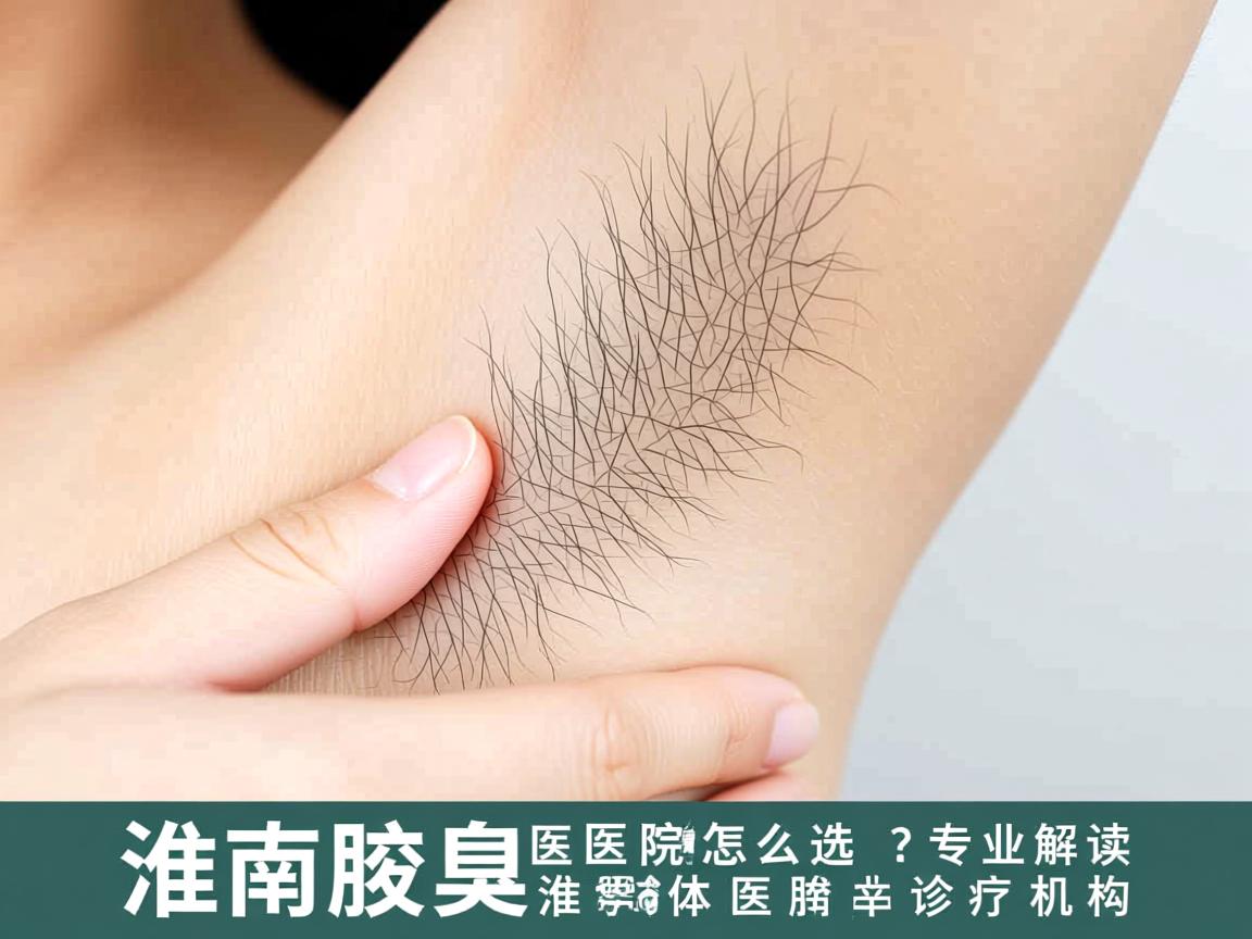 淮南腋臭医院怎么选？专业解读淮南体味诊疗机构