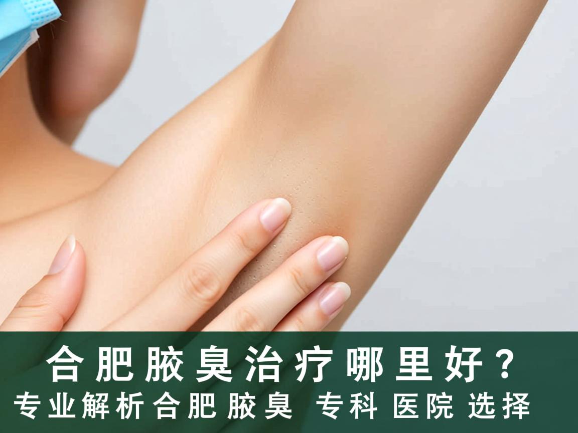 合肥腋臭治疗哪里好？专业解析合肥腋臭专科医院选择