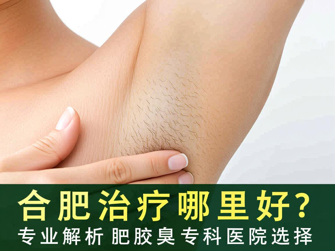 合肥腋臭治疗哪里好？专业解析合肥腋臭专科医院选择
