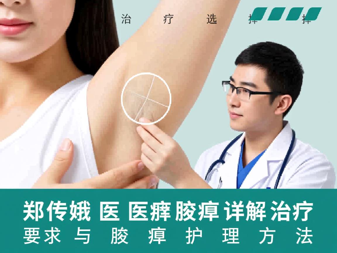 腋臭治疗选择，郑传娥医生详解腋臭治疗与腋臭护理方法