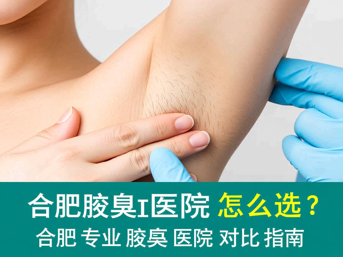 合肥腋臭医院怎么选？合肥专业腋臭医院对比指南