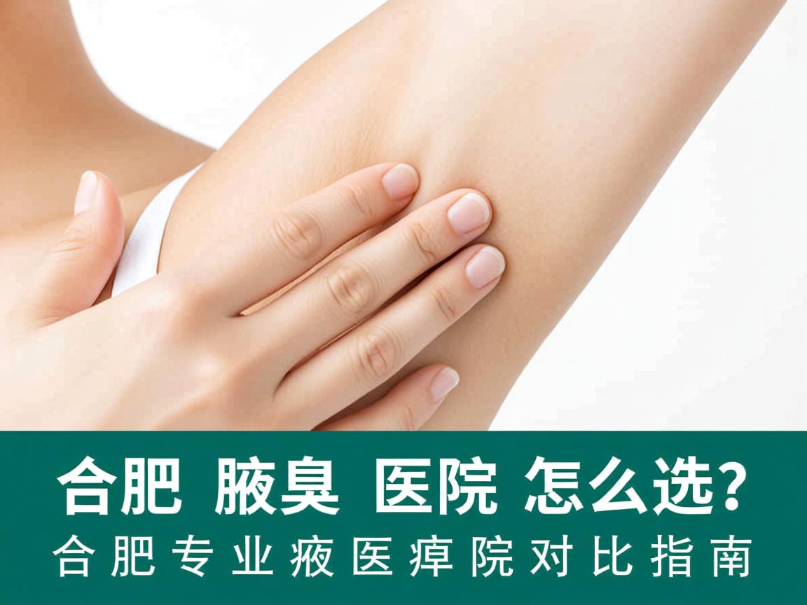 合肥腋臭医院怎么选？合肥专业腋臭医院对比指南