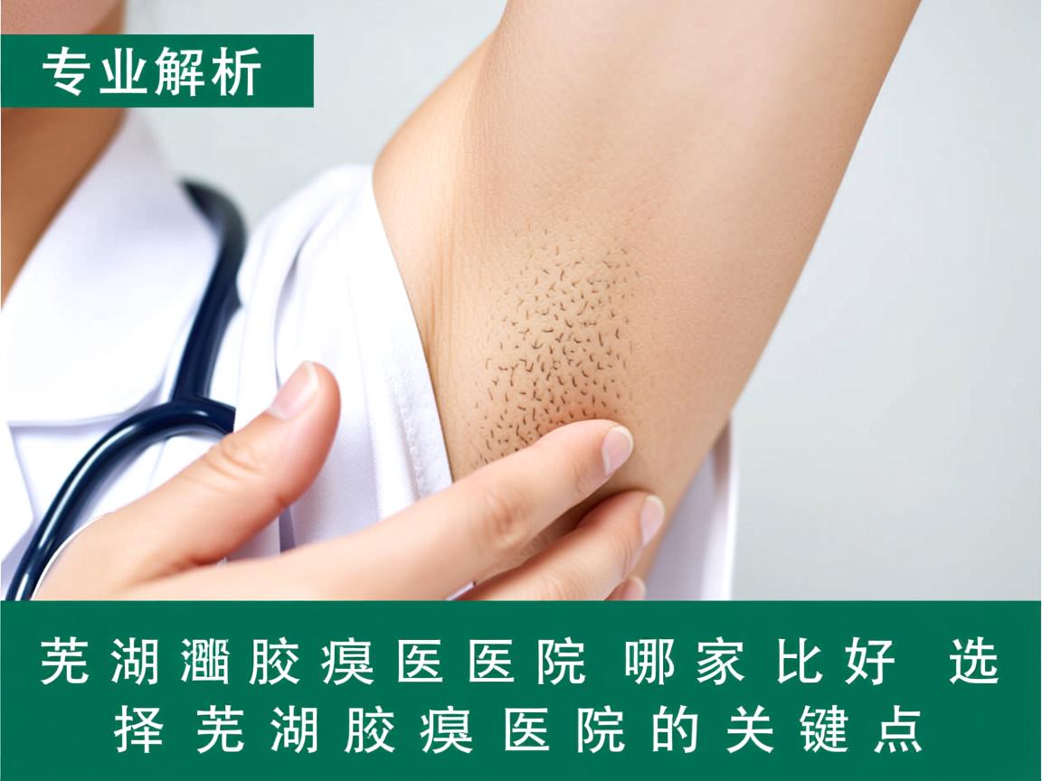 专业解析，芜湖腋臭医院哪家比较好，选择芜湖腋臭医院的关键点