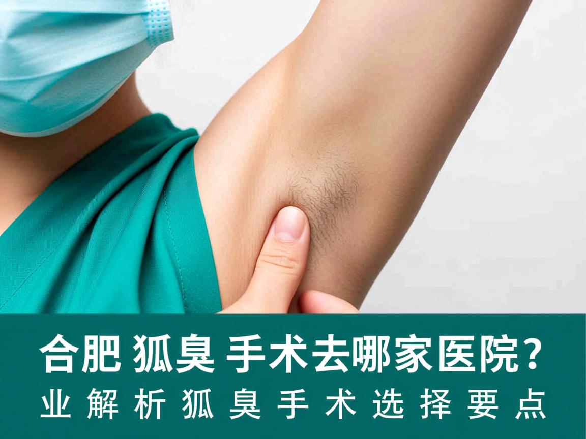 合肥狐臭手术去哪家医院？专业解析狐臭手术选择要点