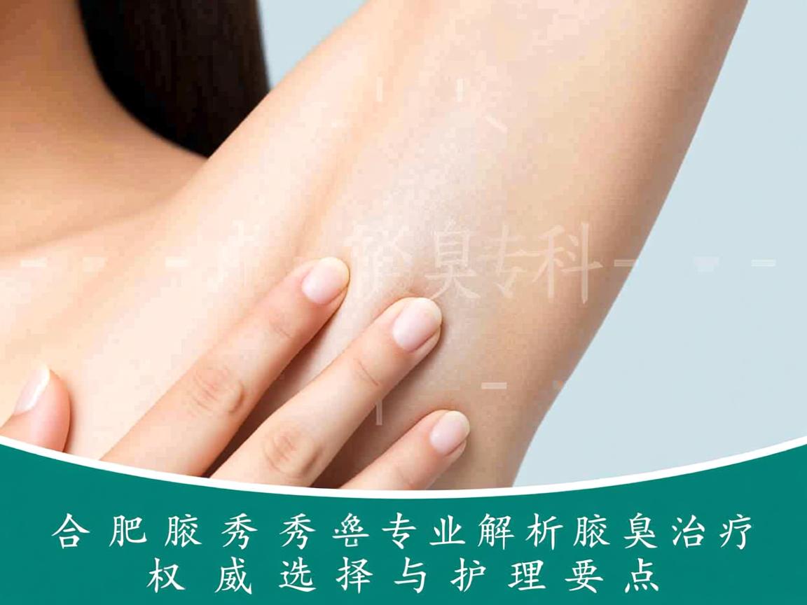 合肥腋秀腋臭专科，专业解析腋臭治疗的权威选择与护理要点