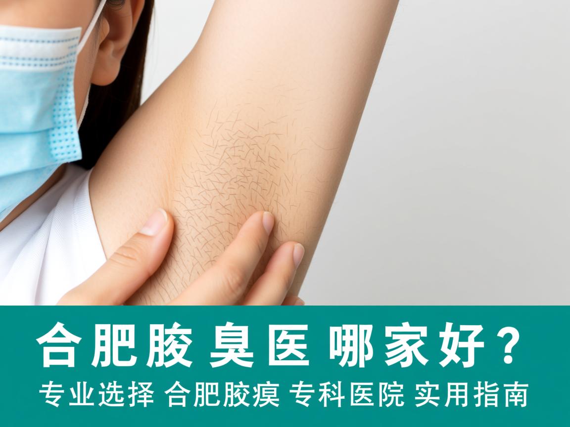 合肥腋臭医院哪家好？专业选择合肥腋臭专科医院的实用指南