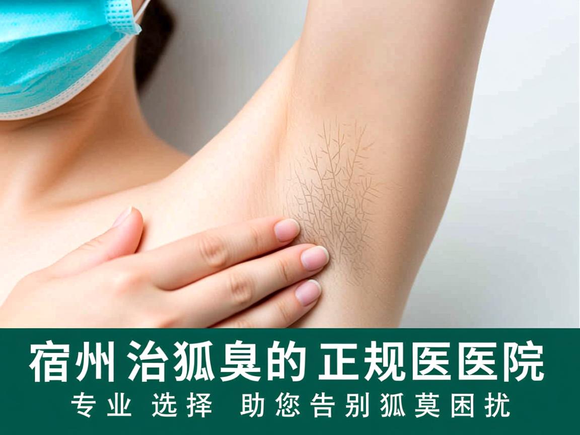 宿州治狐臭的正规医院，专业选择助您告别狐臭困扰