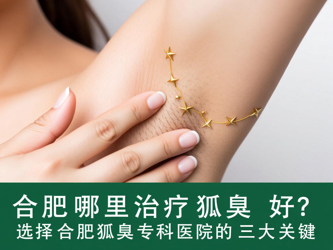 合肥哪里治疗狐臭好？选择合肥狐臭专科医院的三大关键