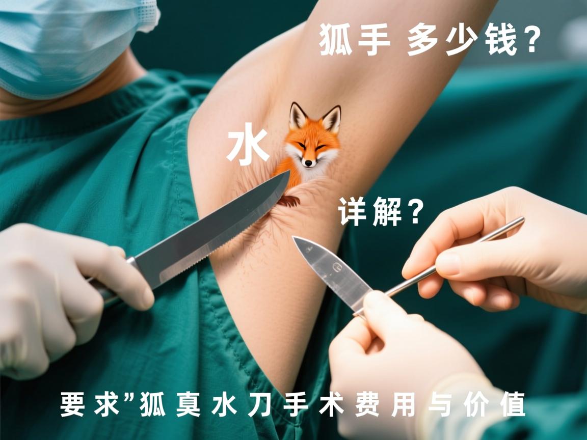 狐臭水刀手术多少钱？详解狐臭水刀手术费用与价值