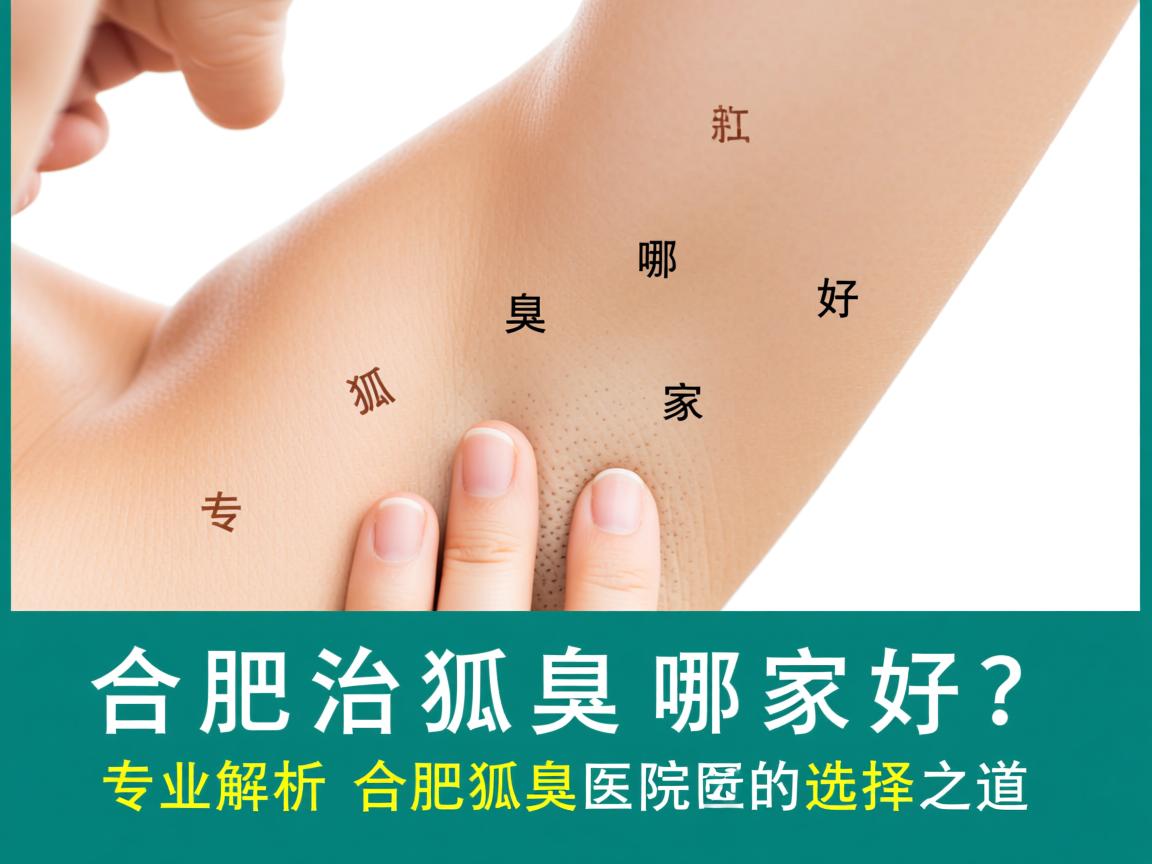 合肥治狐臭哪家好？专业解析合肥狐臭医院的选择之道