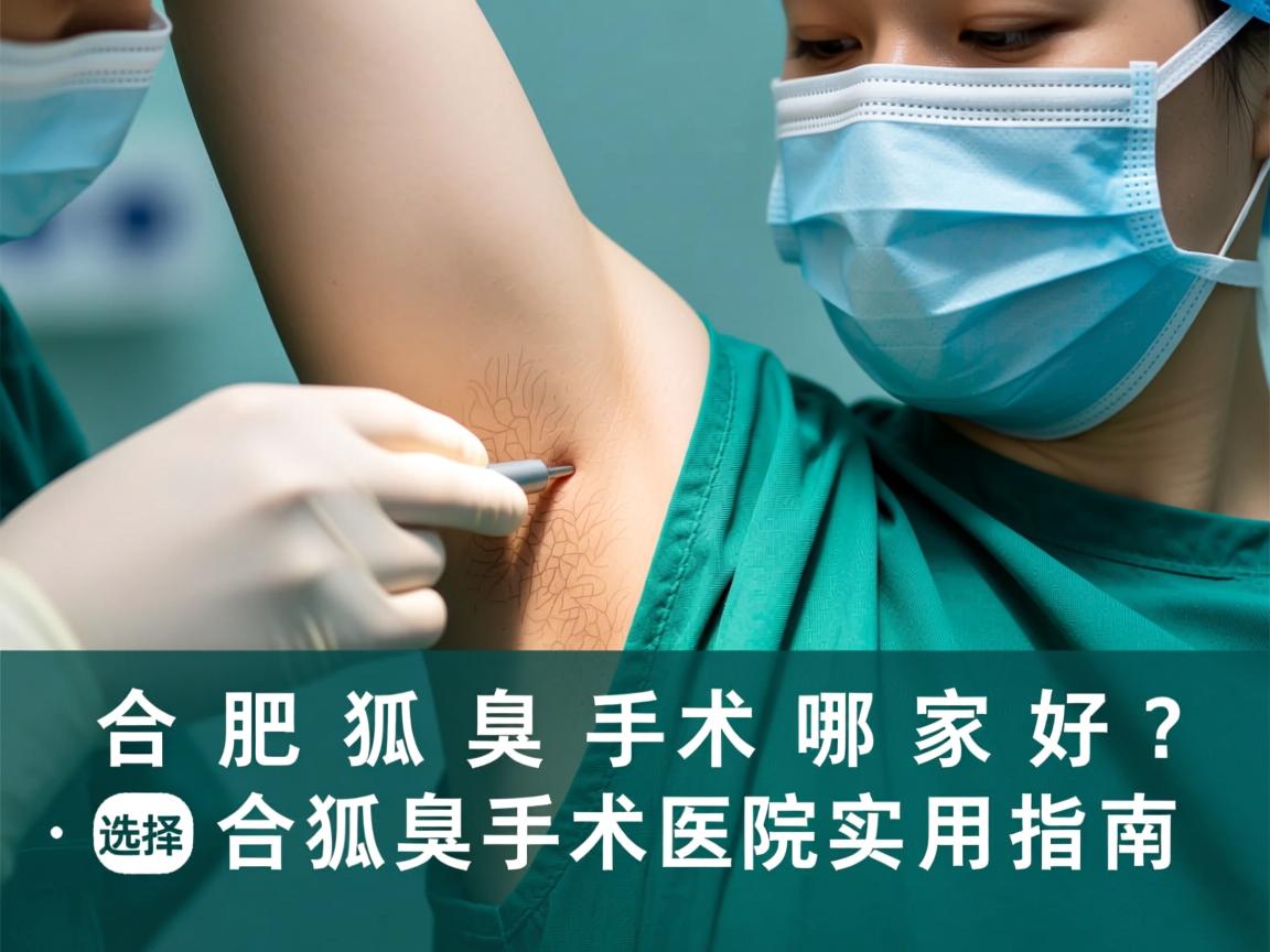 合肥狐臭手术哪家好？选择合肥狐臭手术医院的实用指南