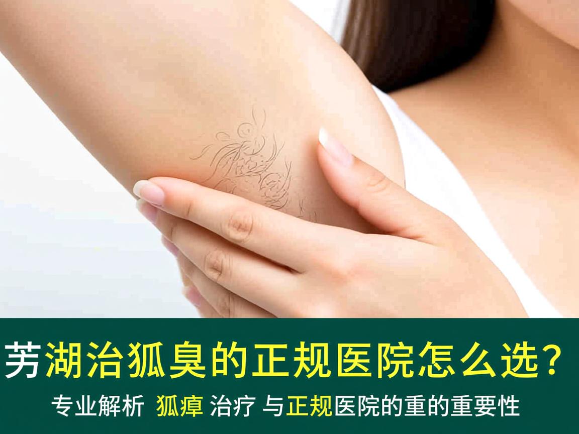 芜湖治狐臭的正规医院怎么选？专业解析狐臭治疗与正规医院的重要性