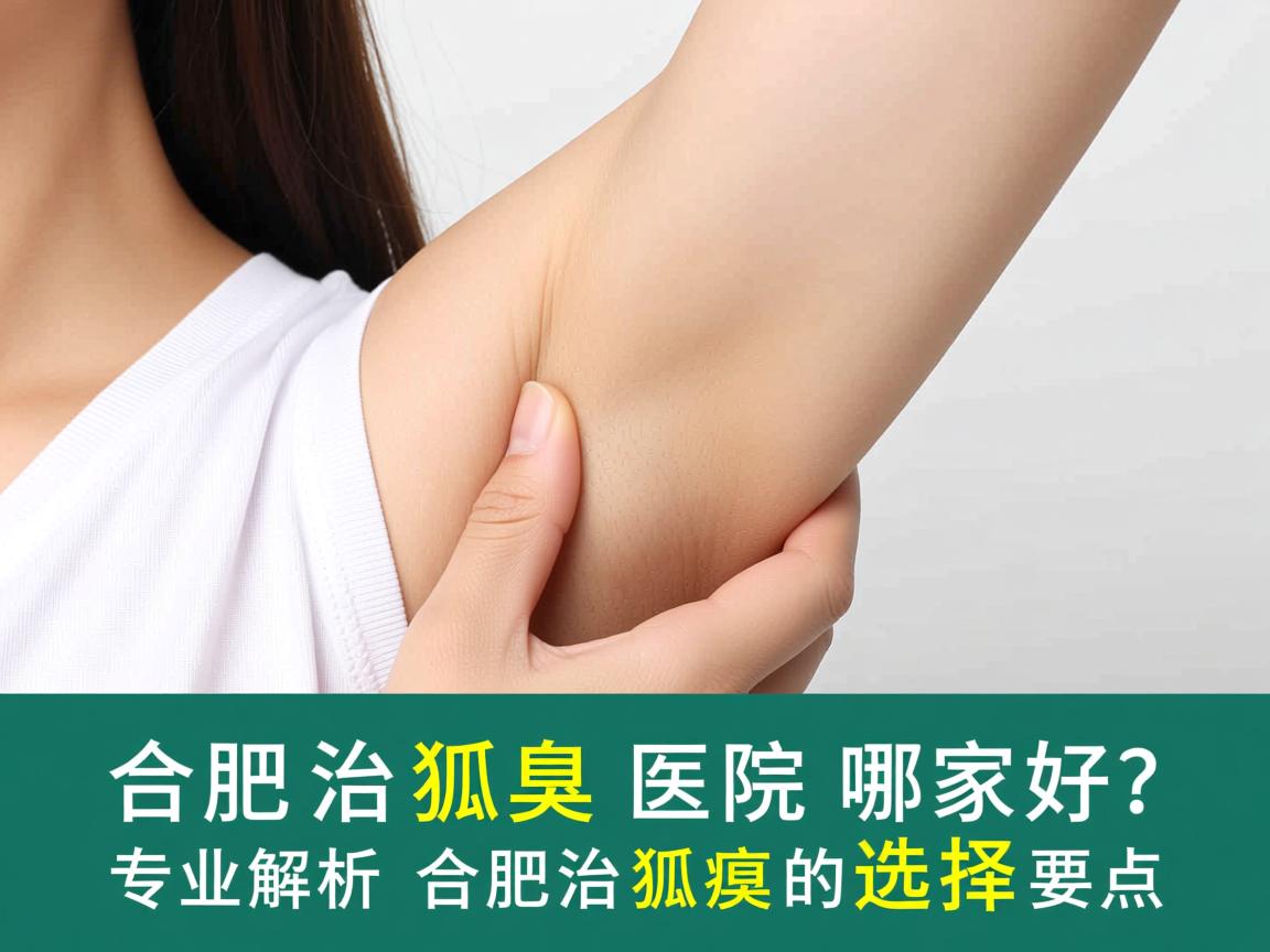 合肥治狐臭医院哪家好？专业解析合肥治狐臭的选择要点