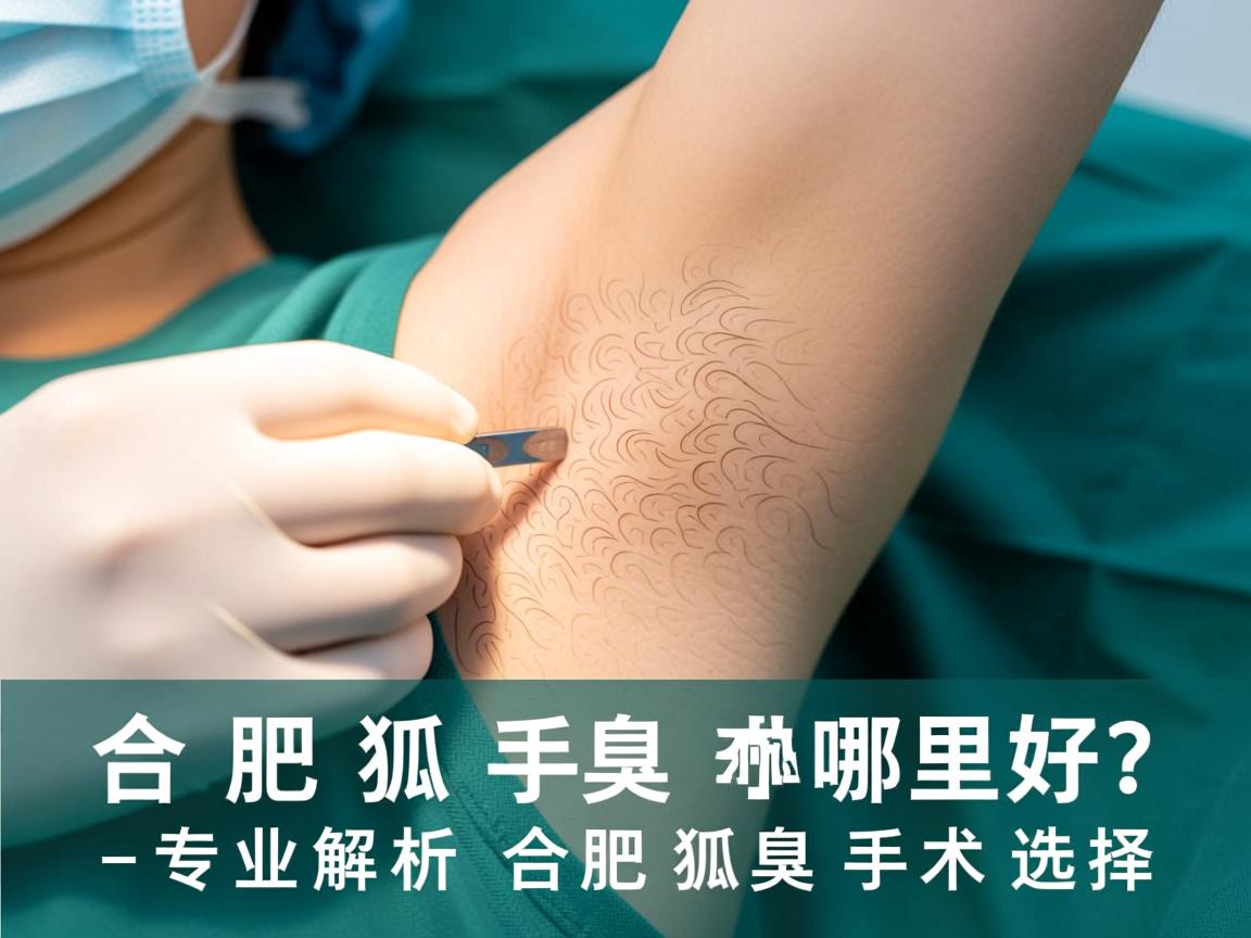 合肥狐臭手术哪里好？专业解析合肥狐臭手术选择