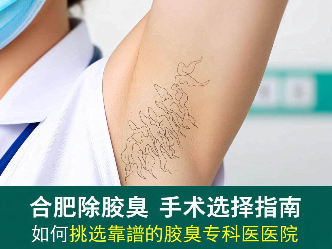 合肥除腋臭手术选择指南，如何挑选靠谱的腋臭专科医院