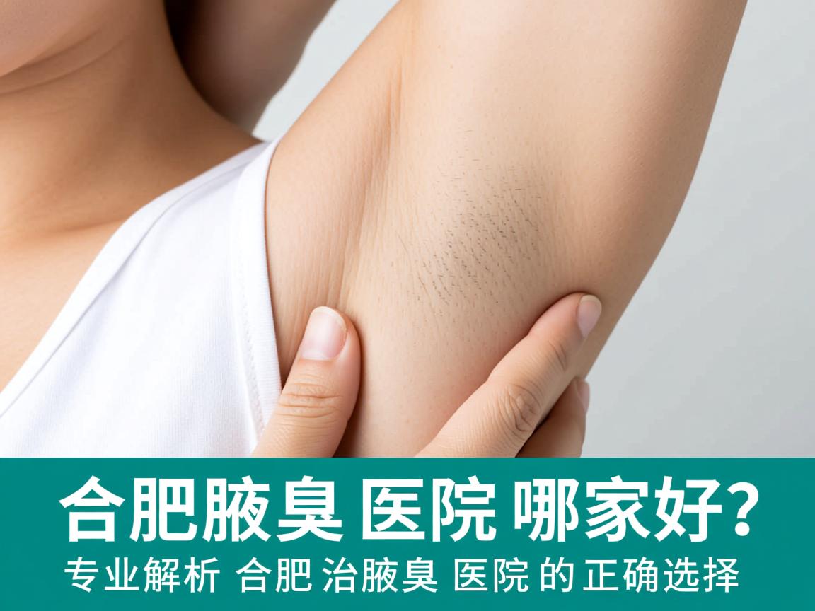 合肥治腋臭医院哪家好？专业解析合肥治腋臭医院的正确选择