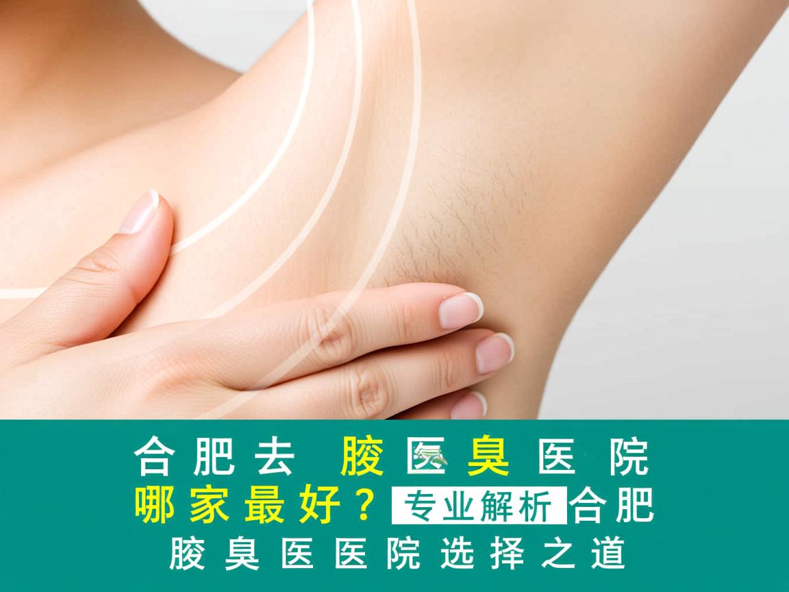 合肥去腋臭医院哪家最好？专业解析合肥腋臭医院选择之道