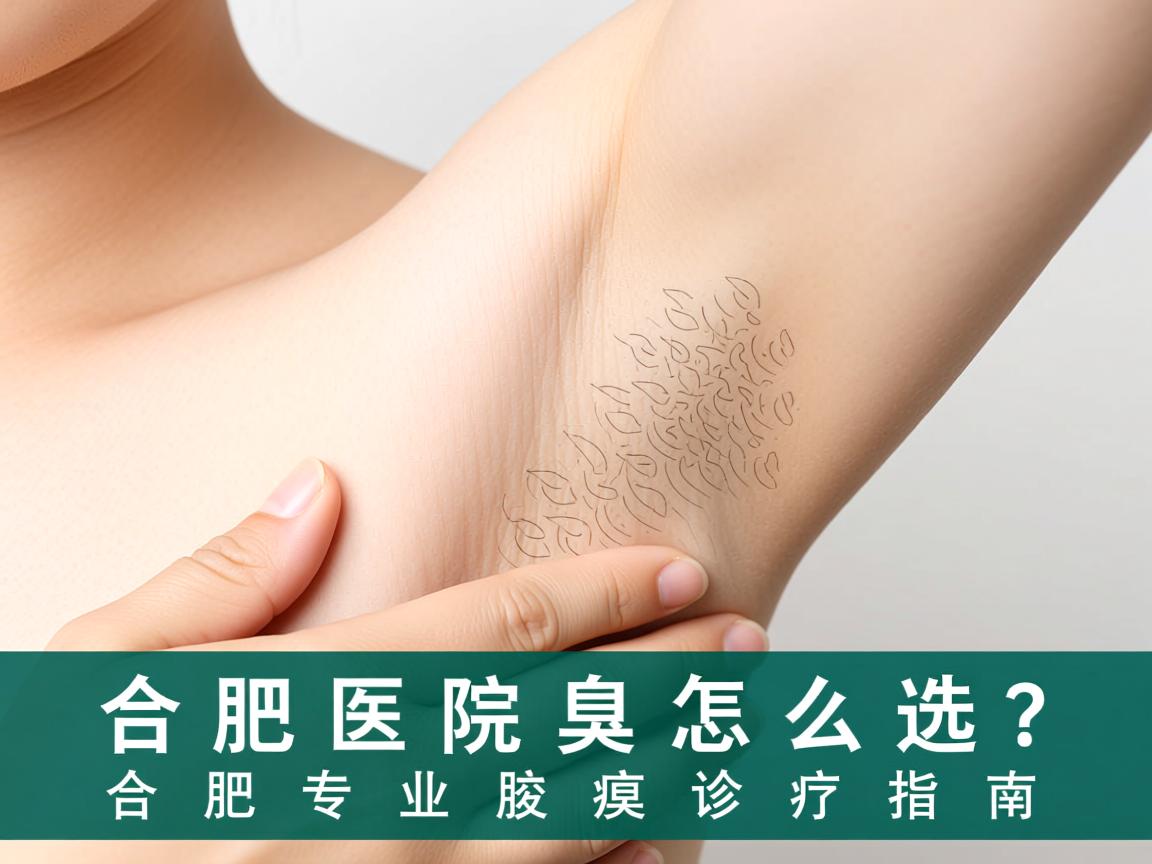 合肥腋臭医院怎么选？合肥专业腋臭诊疗指南