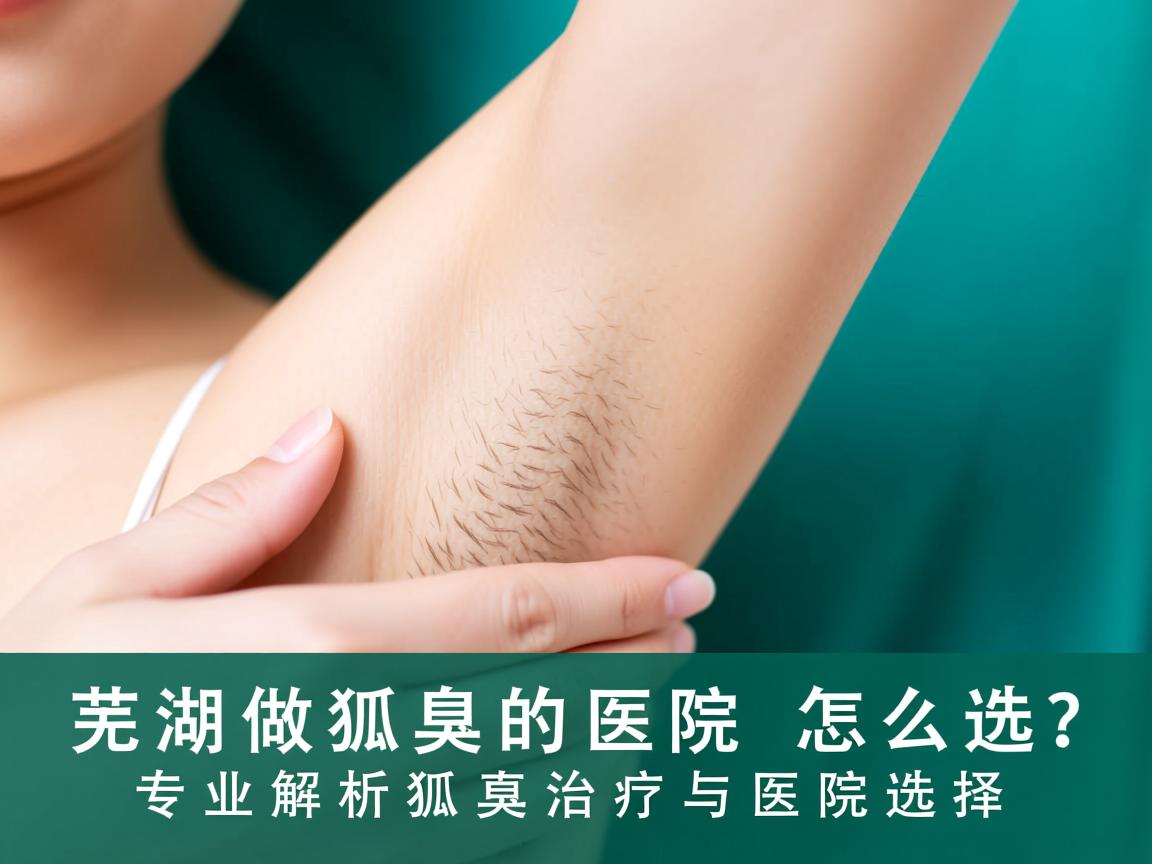 芜湖做狐臭的医院怎么选？专业解析狐臭治疗与医院选择