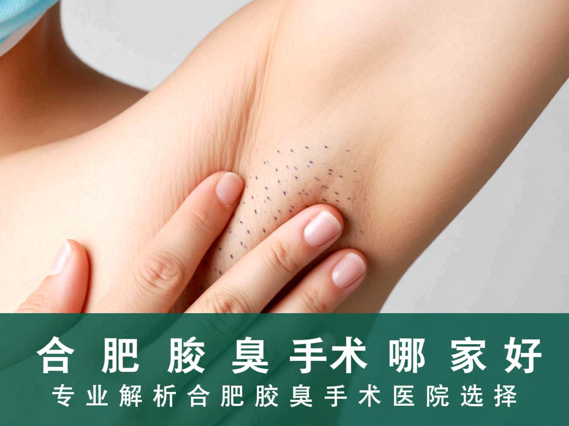 合肥腋臭手术哪家好？专业解析合肥腋臭手术医院选择