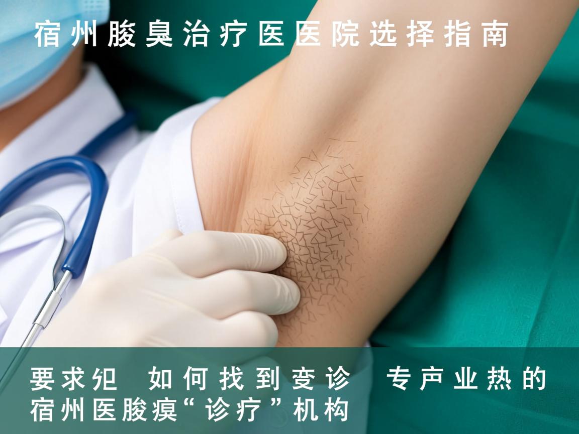 宿州腋臭治疗医院选择指南,如何找到专业的宿州腋臭诊疗机构 宿州腋臭治疗医院选择指南,如何找到专业的宿州腋臭诊疗机构