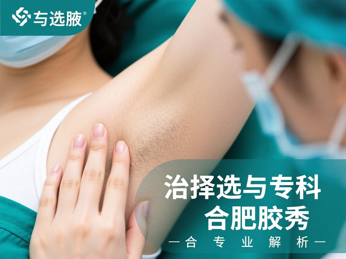 腋臭治疗选择与腋臭专科医院，合肥腋秀的专业解析