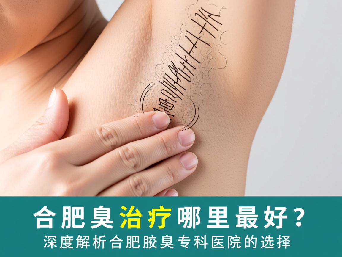 合肥腋臭治疗哪里最好？深度解析合肥腋臭专科医院的选择