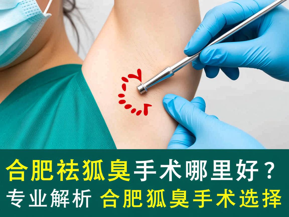 合肥祛狐臭手术哪里好？专业解析合肥狐臭手术选择