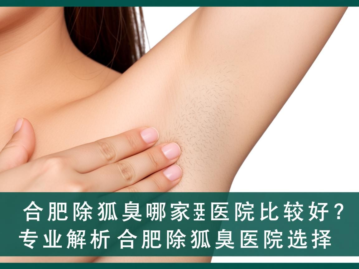 合肥除狐臭哪家医院比较好？专业解析合肥除狐臭医院选择