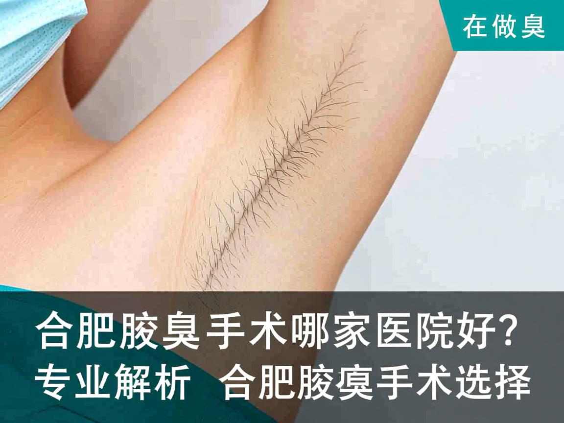 在合肥做腋臭手术哪家医院好？专业解析合肥腋臭手术选择