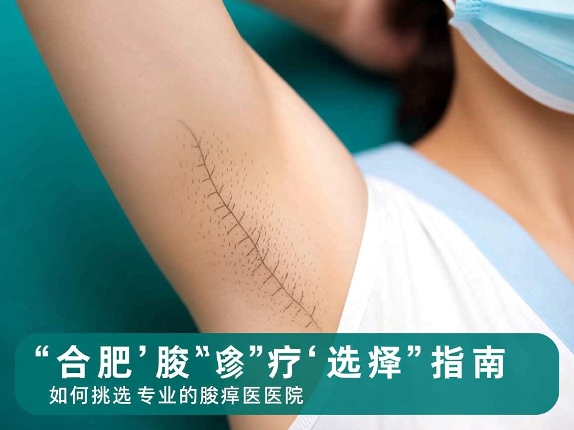 合肥腋臭诊疗选择指南，如何挑选专业的腋臭医院