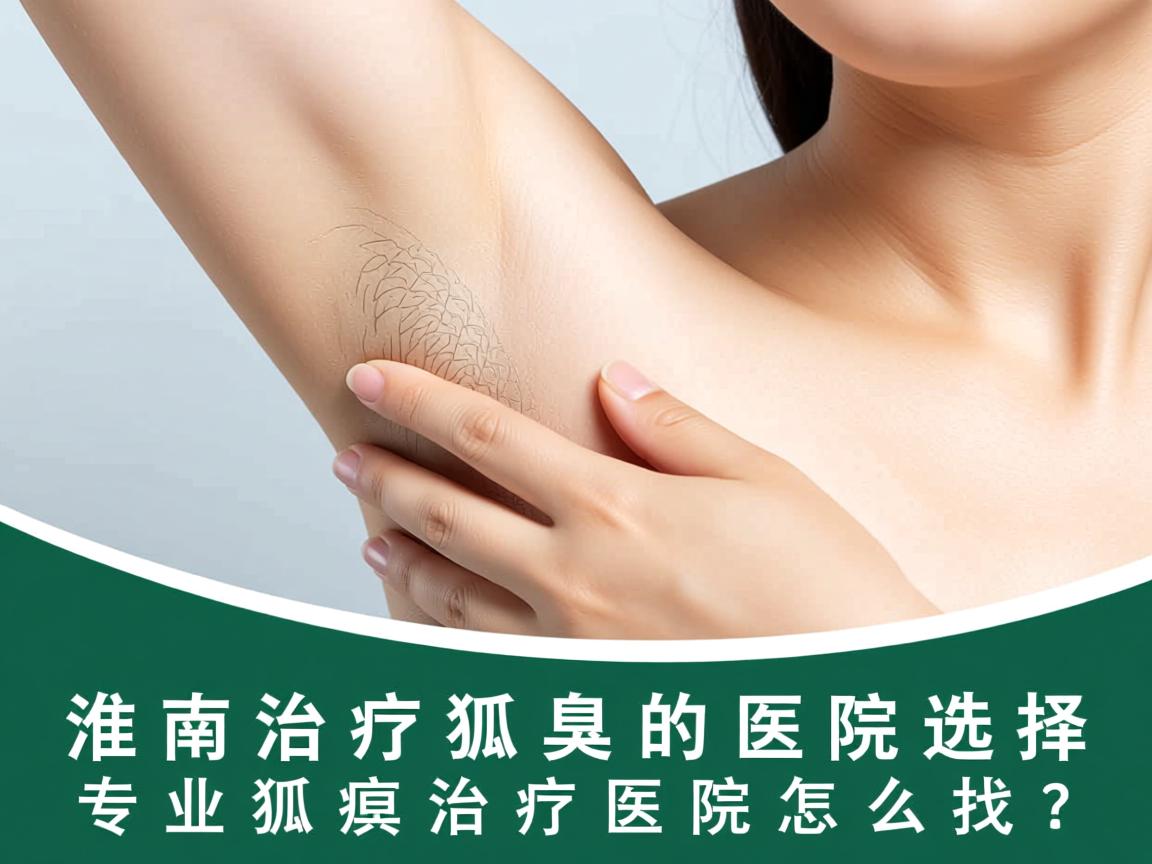 淮南治疗狐臭的医院选择，专业狐臭治疗医院怎么找？