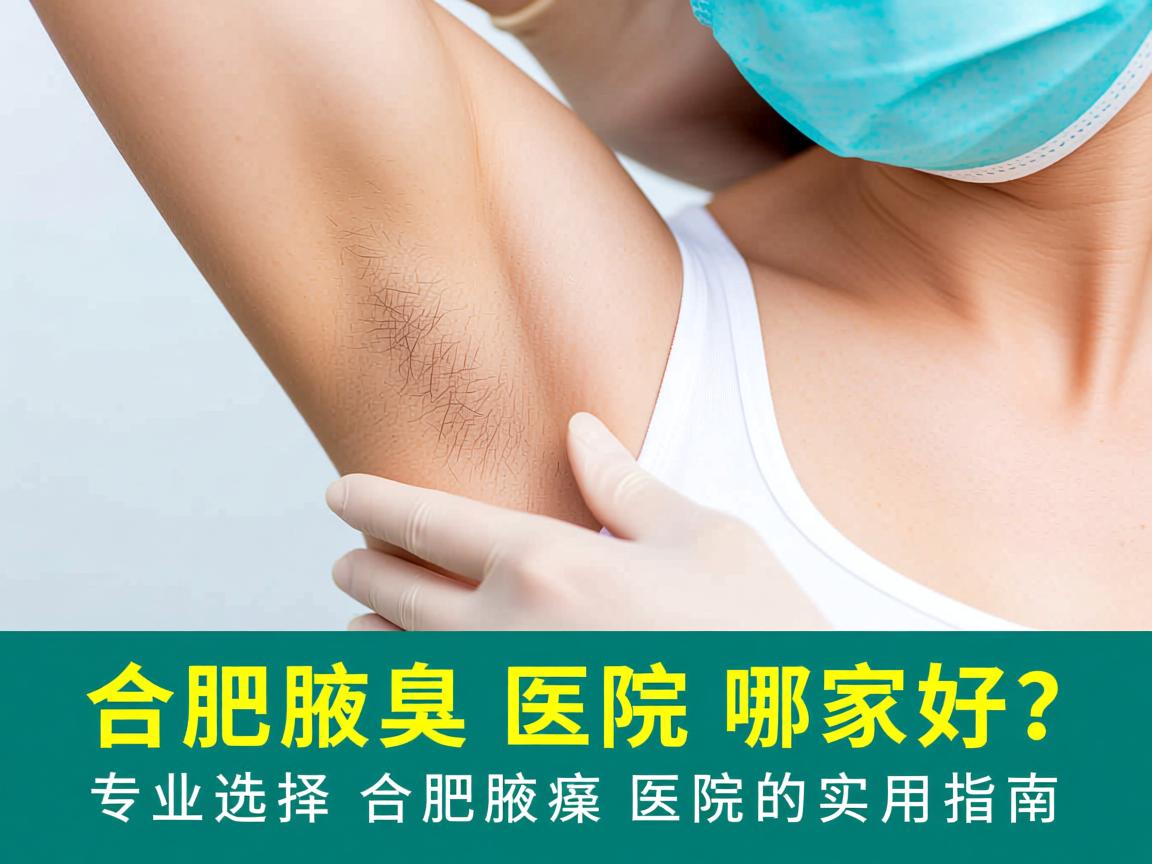合肥腋臭医院哪家好？专业选择合肥腋臭医院的实用指南