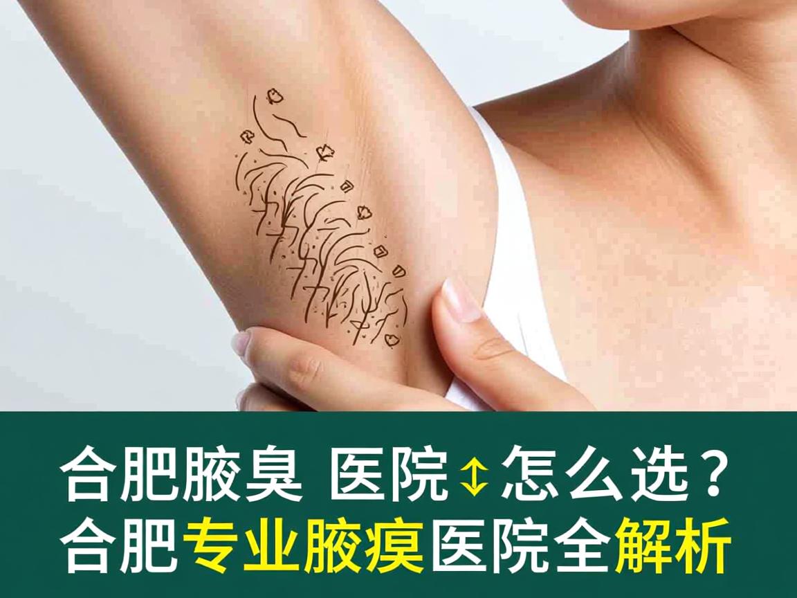 合肥腋臭医院怎么选？合肥专业腋臭医院全解析