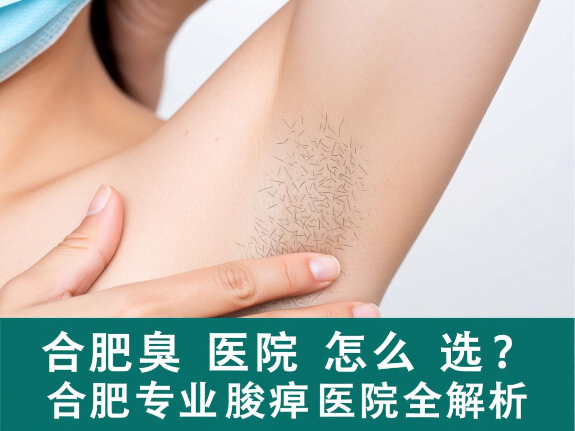 合肥腋臭医院怎么选？合肥专业腋臭医院全解析