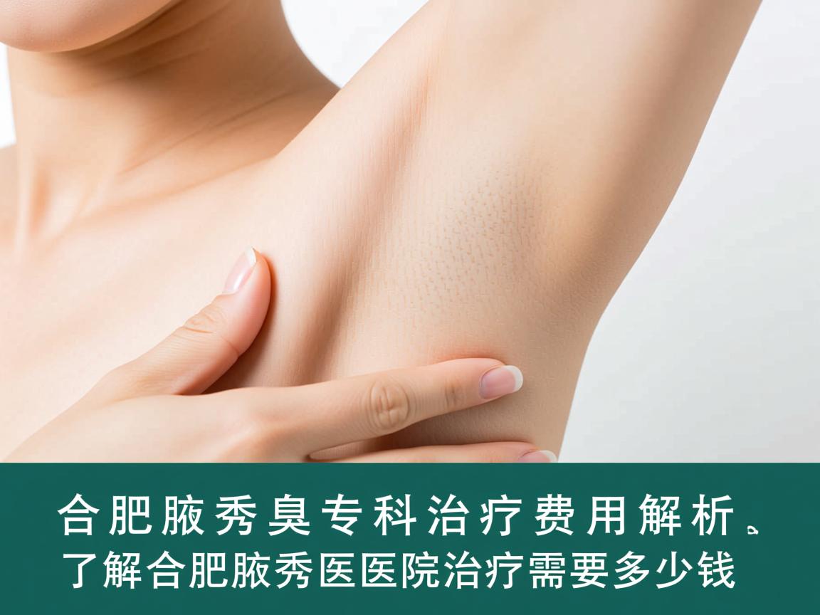 合肥腋秀腋臭专科治疗费用解析，了解合肥腋秀医院治疗需要多少钱