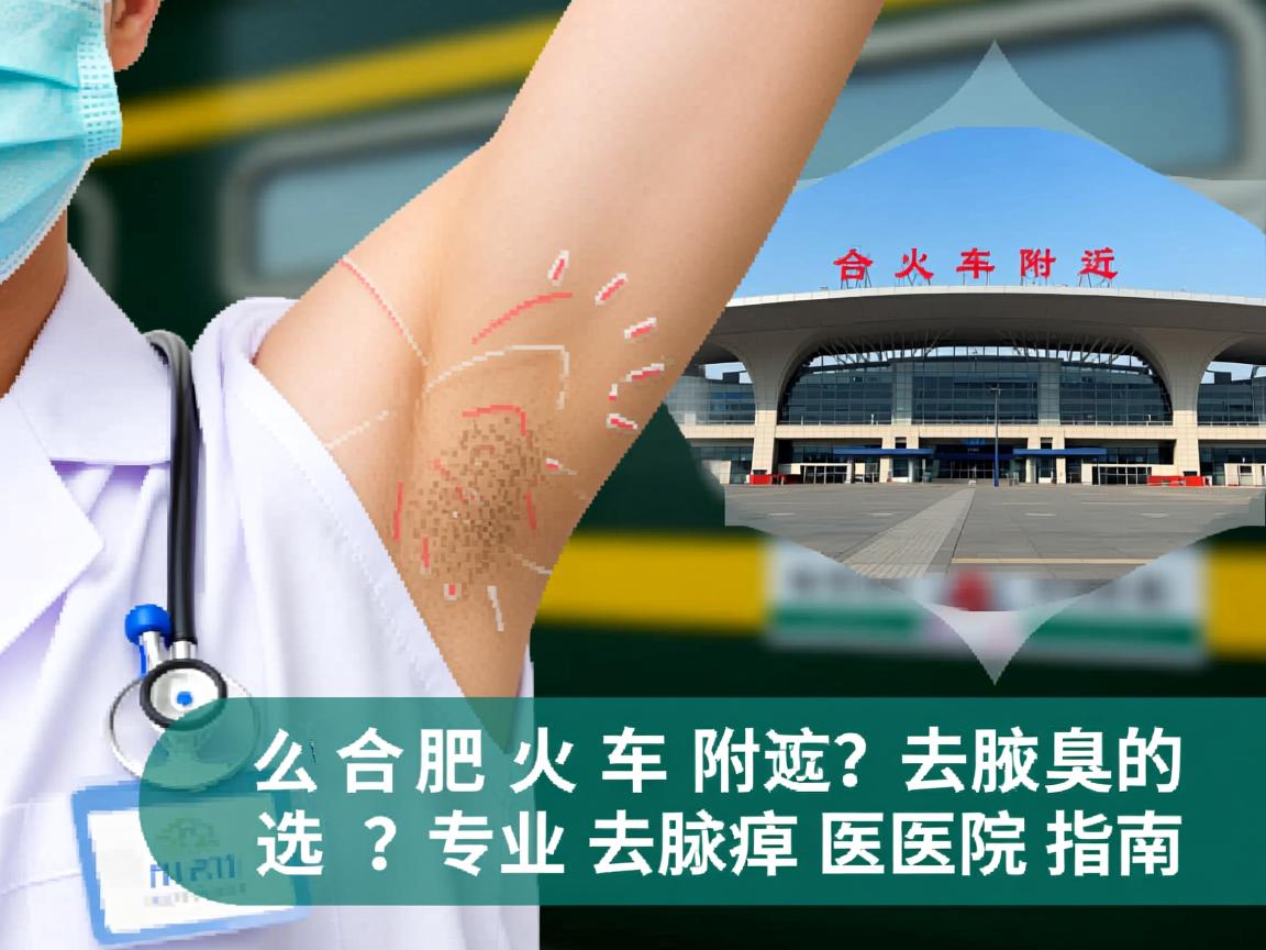 合肥火车站附近去腋臭的医院怎么选？专业去腋臭医院指南