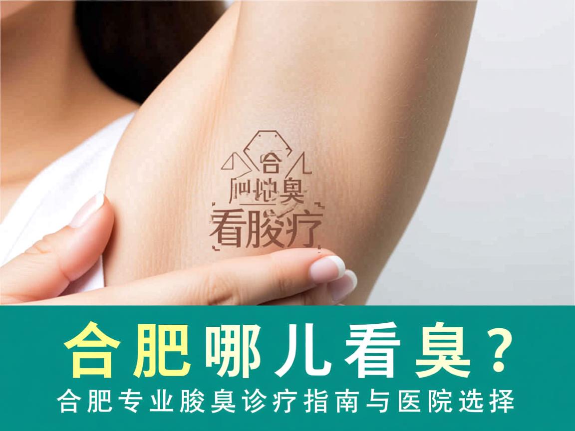 合肥哪儿看腋臭？合肥专业腋臭诊疗指南与医院选择
