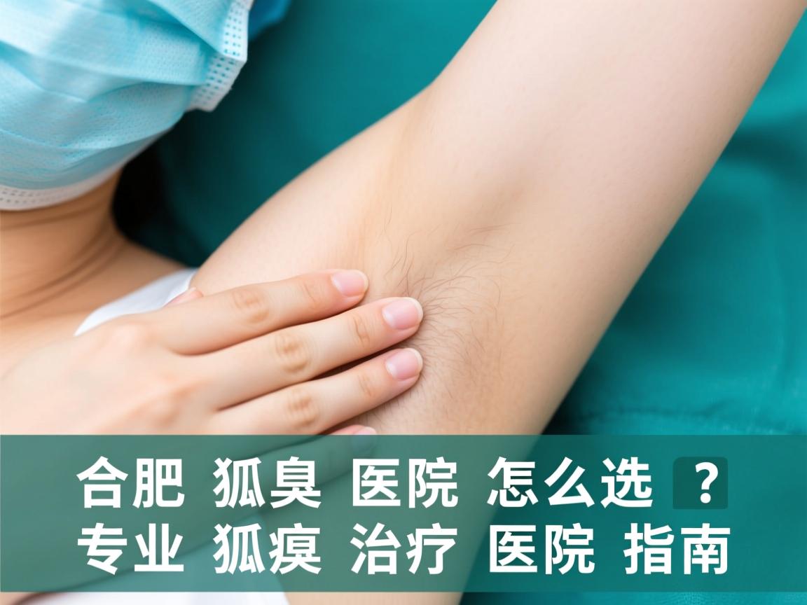 合肥狐臭医院怎么选？专业狐臭治疗医院指南