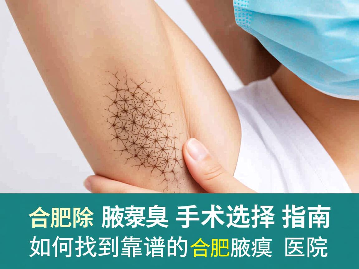 合肥除腋臭手术选择指南，如何找到靠谱的合肥腋臭医院