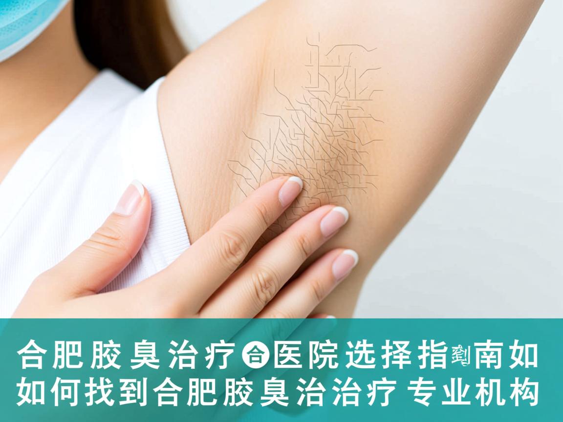合肥腋臭治疗医院选择指南，如何找到合肥腋臭治疗专业机构
