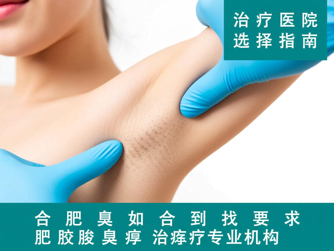 合肥腋臭治疗医院选择指南，如何找到合肥腋臭治疗专业机构