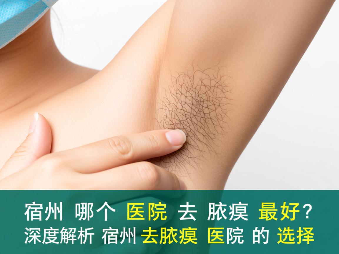 宿州哪个医院去腋臭最好？深度解析宿州去腋臭医院的选择